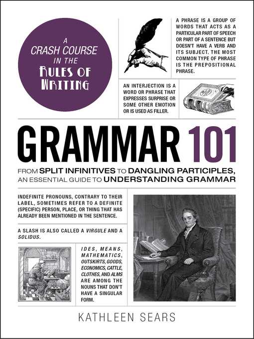 Title details for Grammar 101 by Kathleen Sears - Wait list